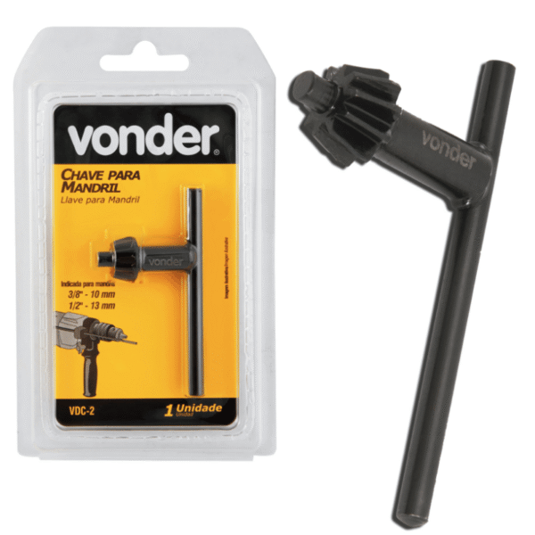 Chave Para Mandril 3/8 - 10mm E 1/2 - 13mm Vonder