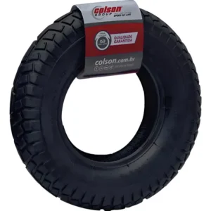 Pneu Carrinho 3,50x8 4 Lonas Enduro 2 Construção Colson Preto